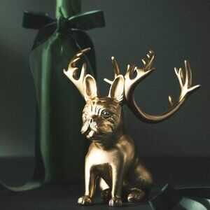 Anthropologie Frenchie Wine Bottle Holder